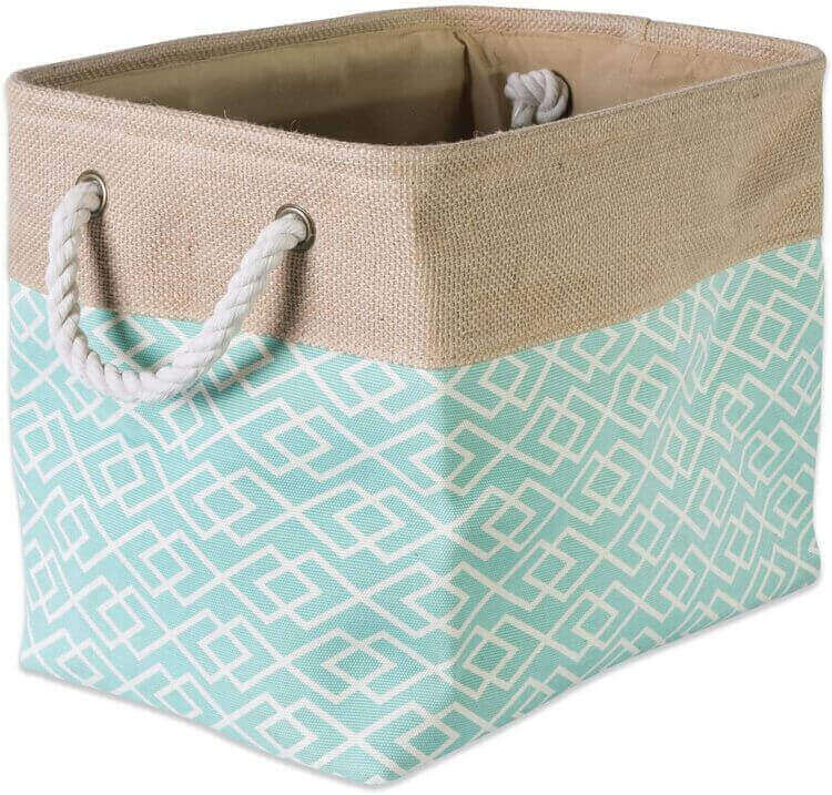 miscellaneous item basket to organize the laundry room