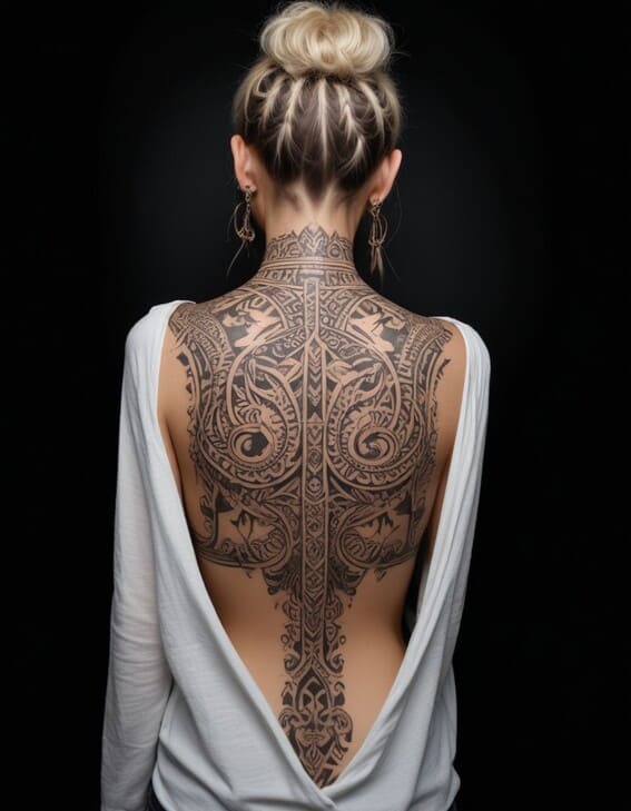 back tattoo ideas for women 