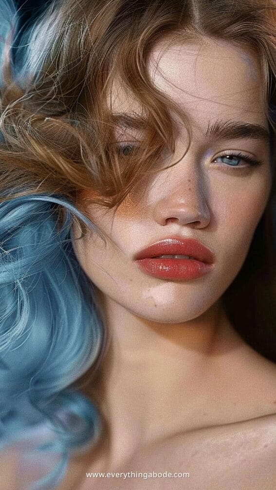 blue hairstyle ideas for women 