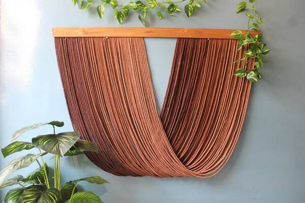 dipped dyed boho wall art