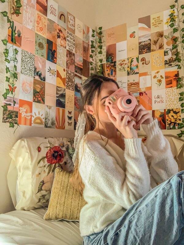 bohemian wall collage kit