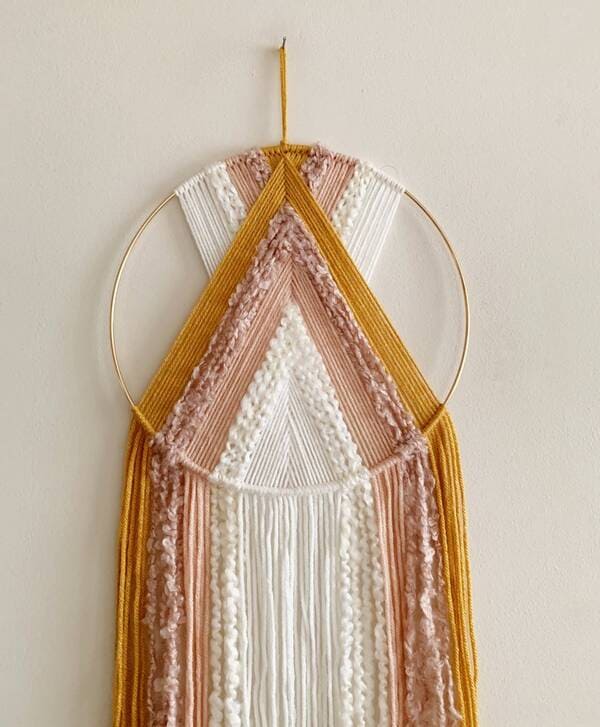 Bohemian wall tassel
