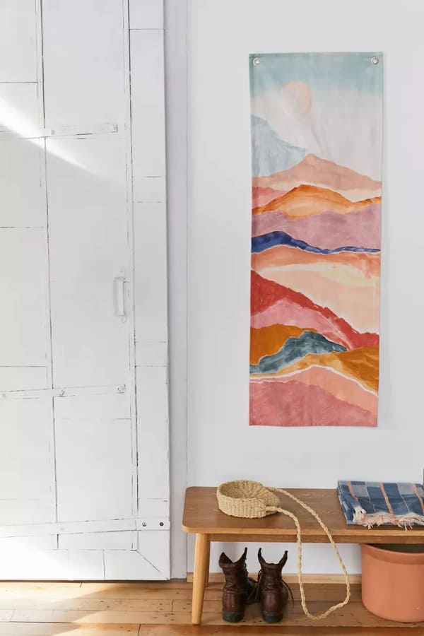 bohemian wall tapestry art