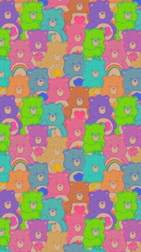 care bear aesthetic indie wallpaper.