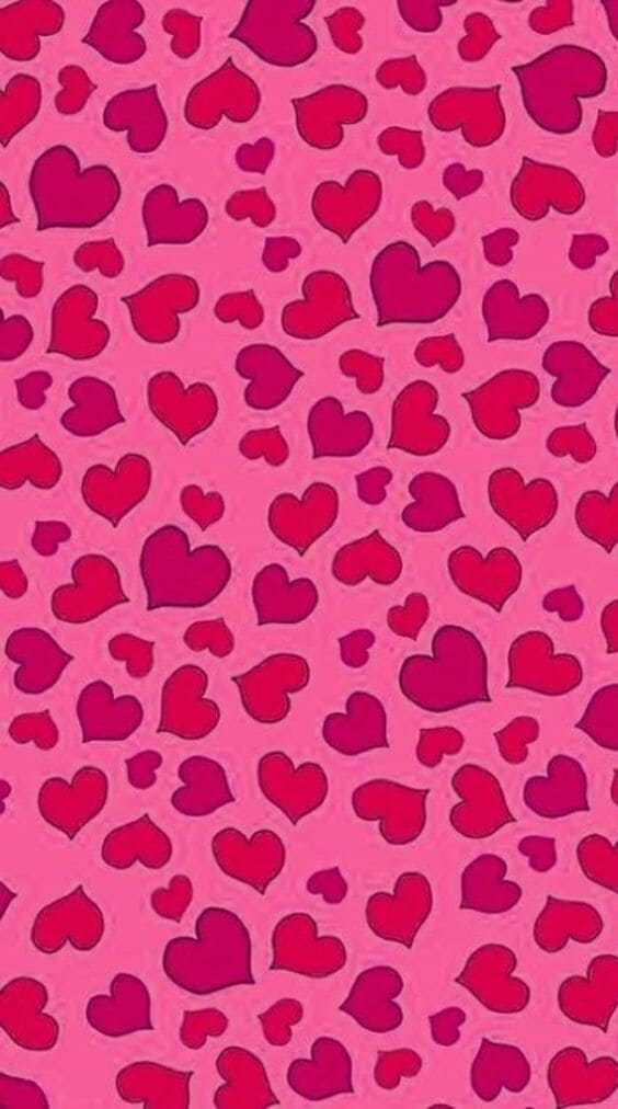 Neon hearts Indie wallpaper