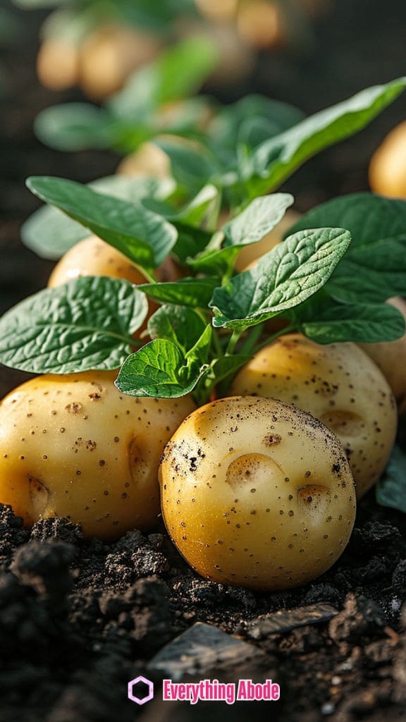 potatoe is an easy garden veggie to grow outdoors