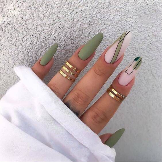 Green Spring Nails