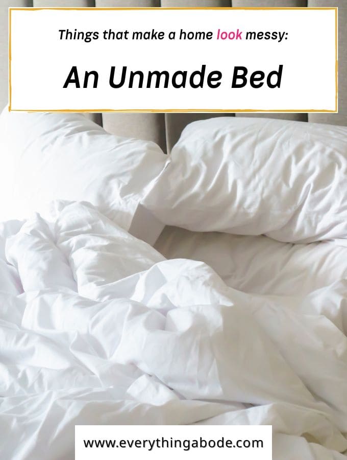 An Unmade Bed