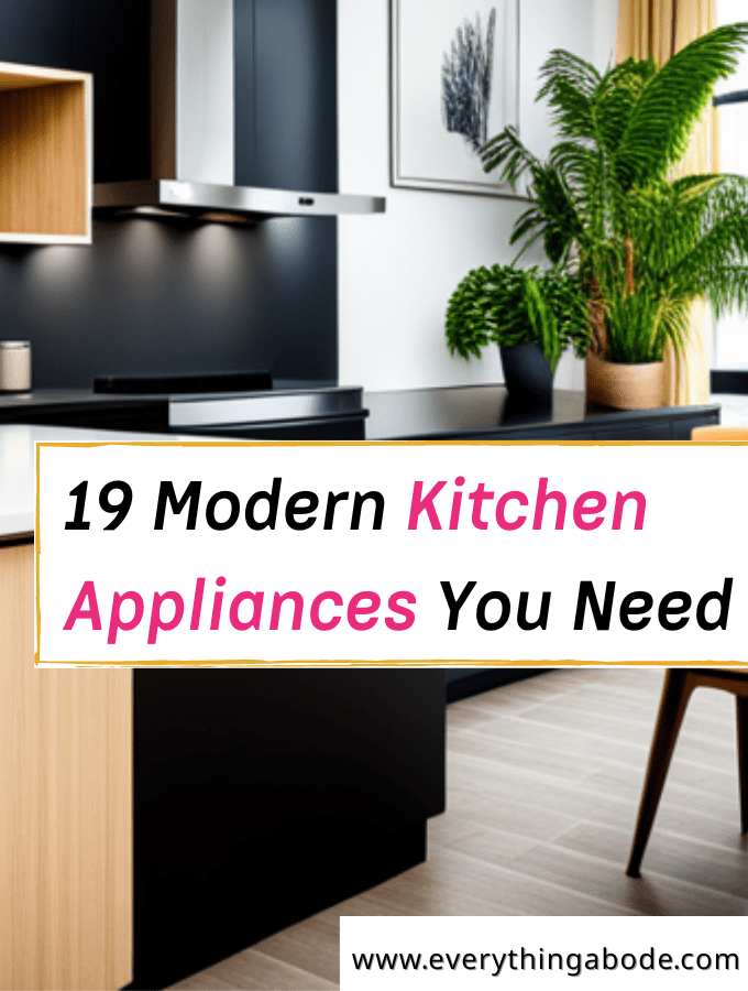 Modern Kitchen Appliances for People Who Love Nice Things