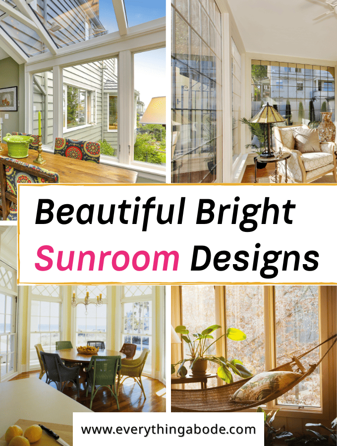 Beautiful Bright Sunroom Design Ideas
