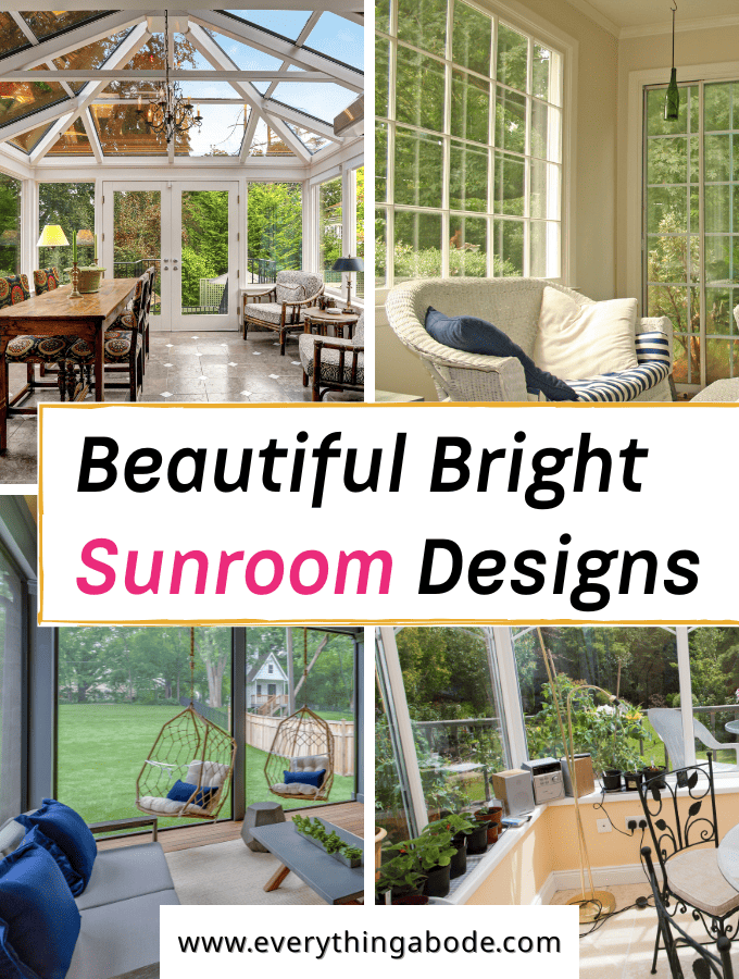 Beautiful Bright Sunroom Design Ideas