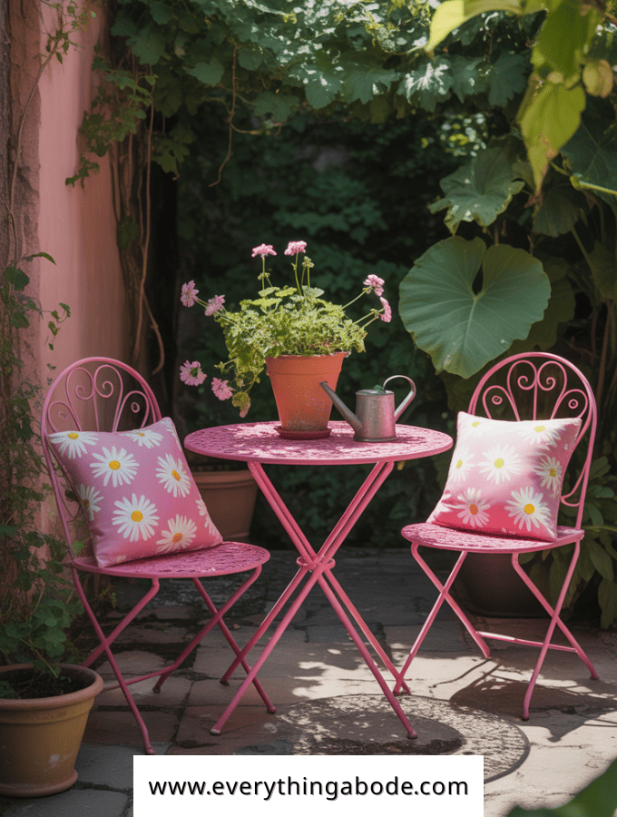 Fun Pink Patio Design Ideas