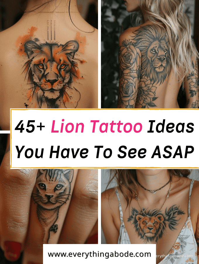 Lion Tattoo Ideas