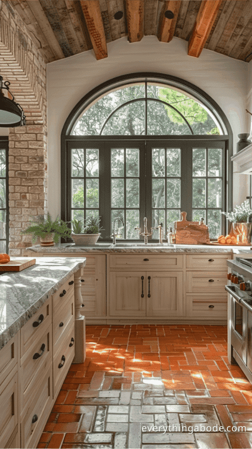 orange kitchen design ideas
