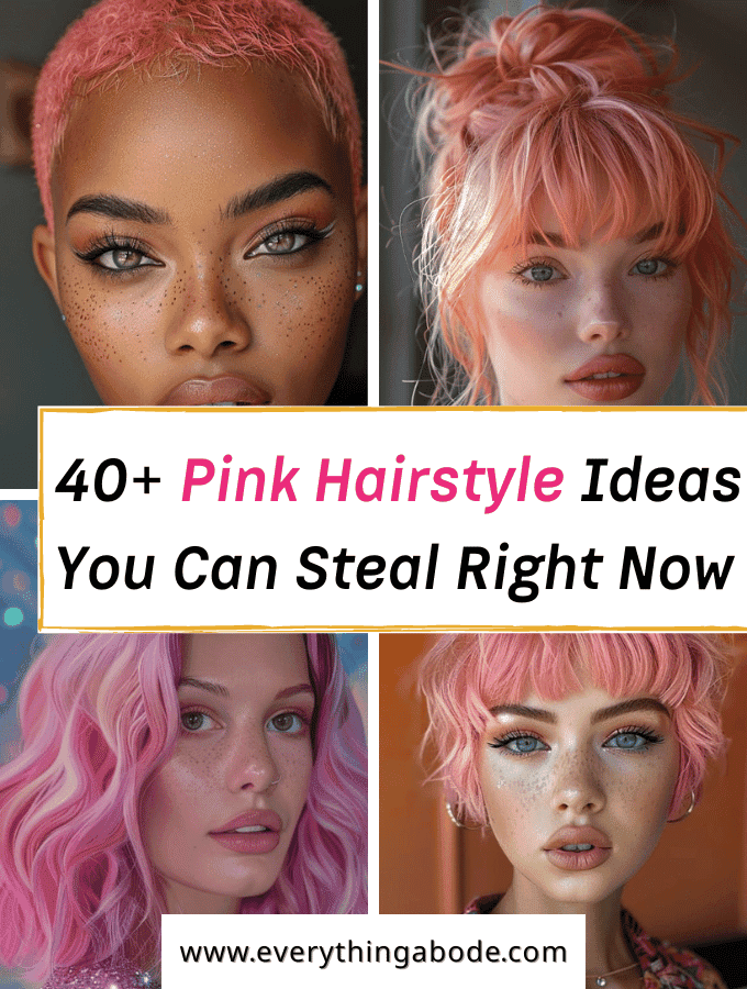 pink hair ideas for women
