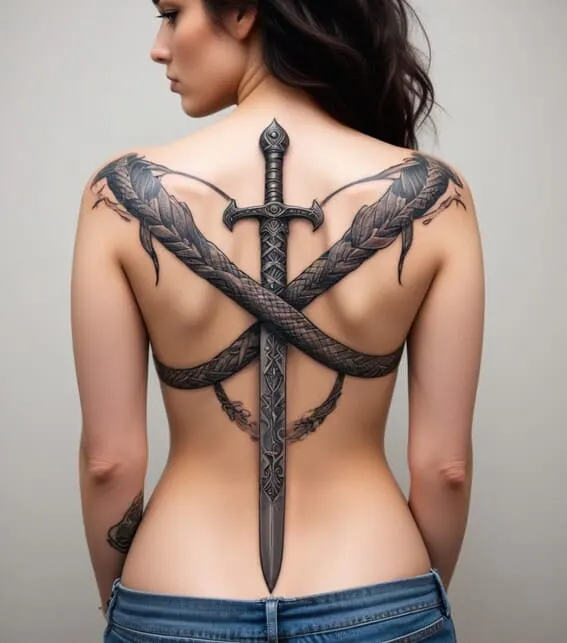 back tattoo ideas for women 