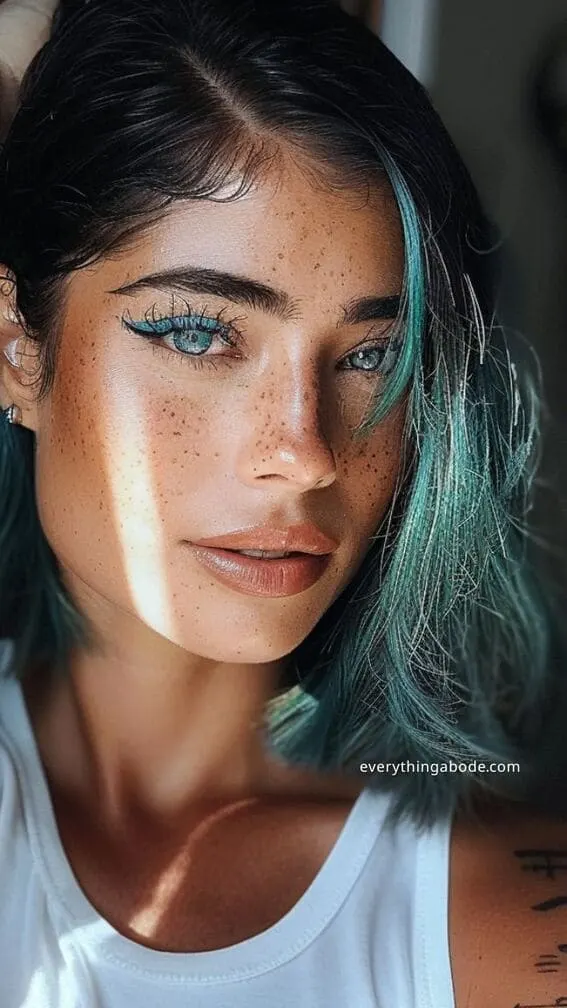 blue hairstyle ideas for women