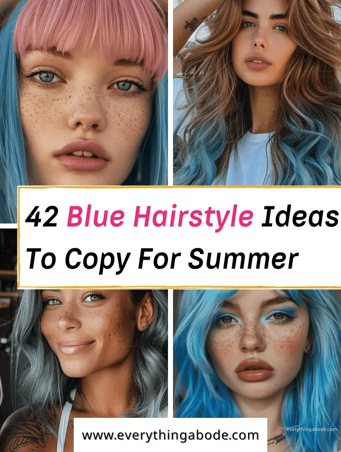 blue hairstyle ideas