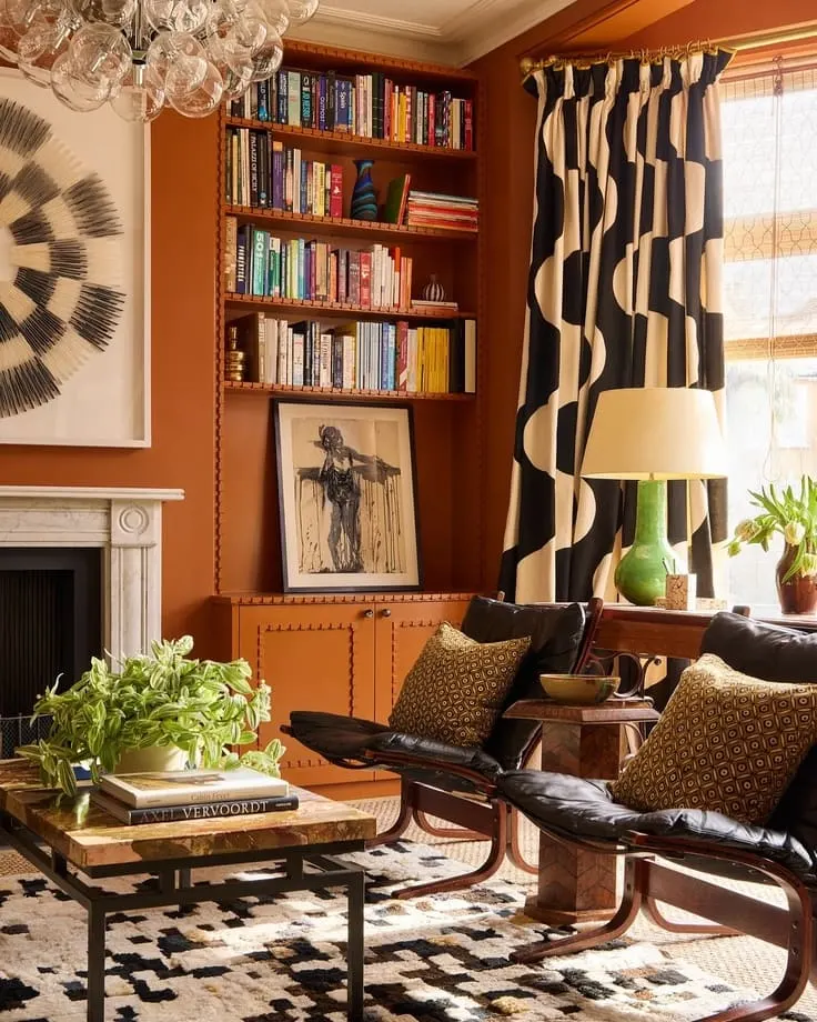 Curtains that elevate the windows in a living room