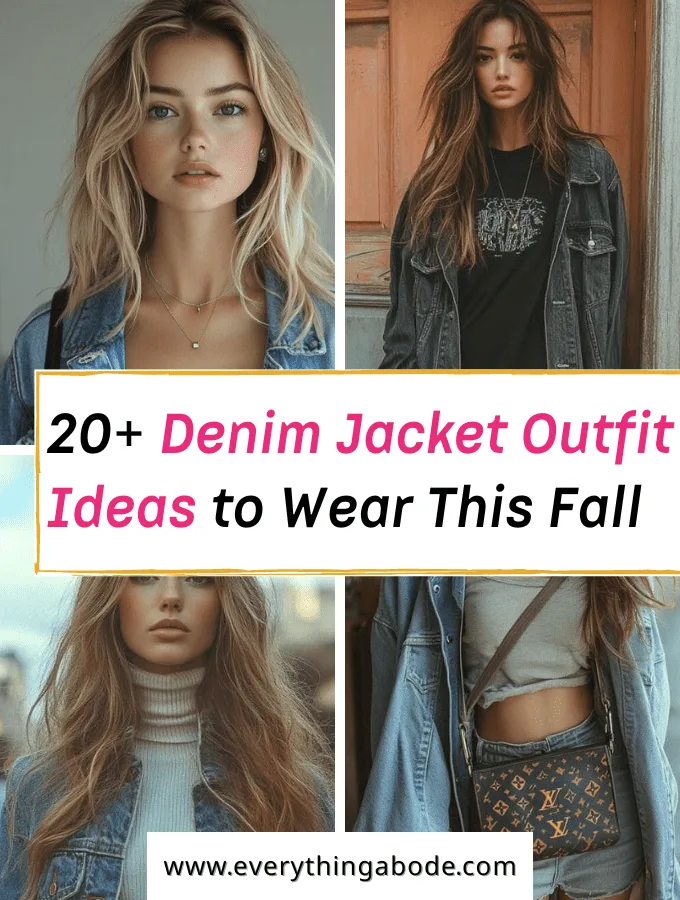 Denim Jacket Outfit Ideas for Fall