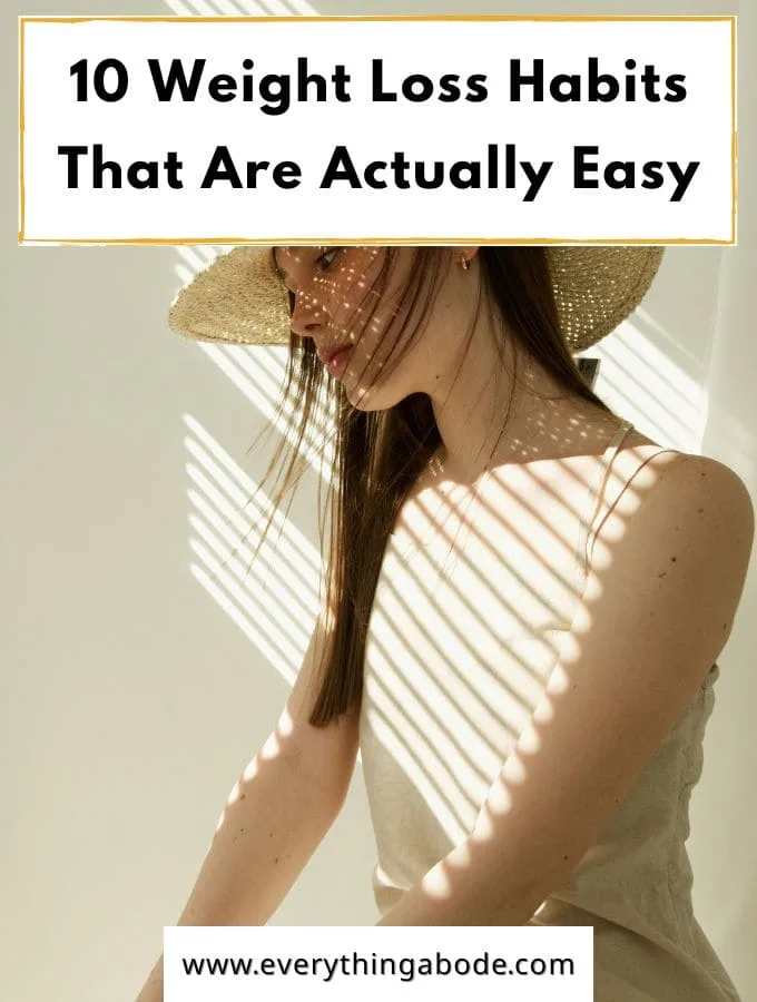 easy weight loss habits