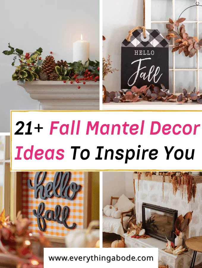 Fall Mantel Decor Ideas