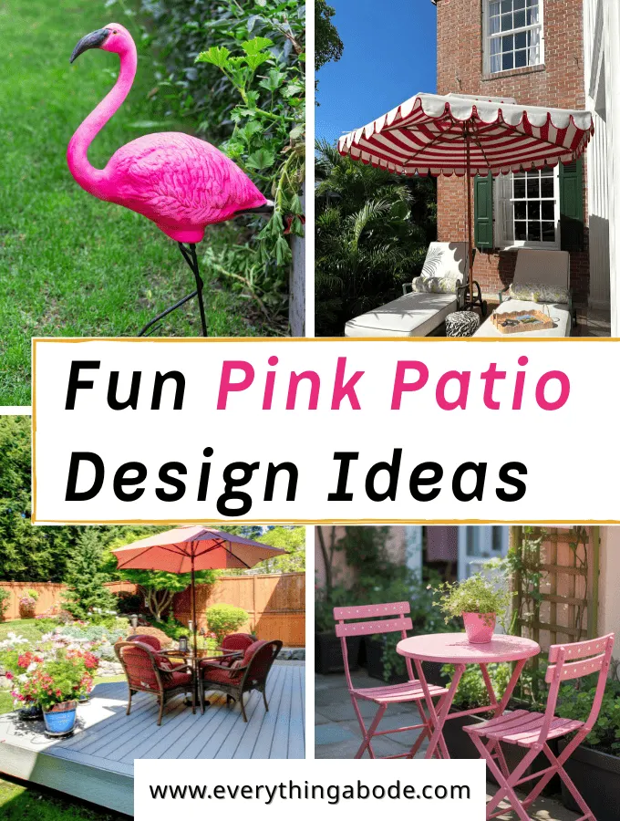 Fun Pink Patio Design Ideas