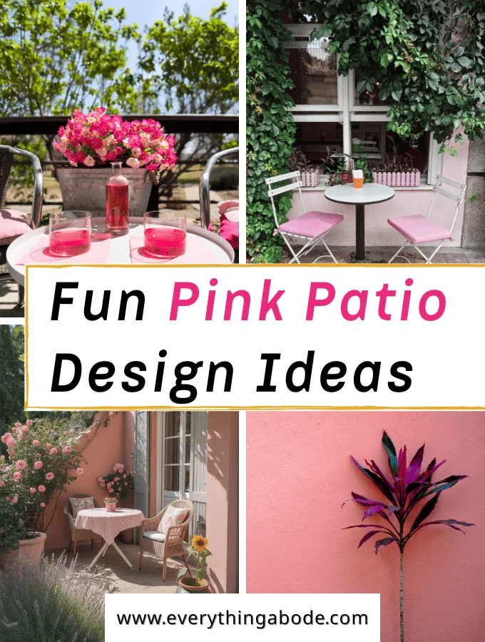 Fun Pink Patio Design Ideas