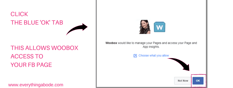 How to Create Social Media Tabs on your FB page for FREE. Step 3 woobox.com Everythingabode.com