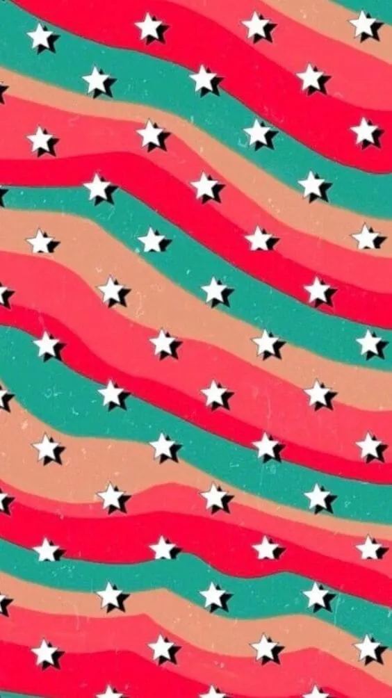 Rainbow stars wallpaper
