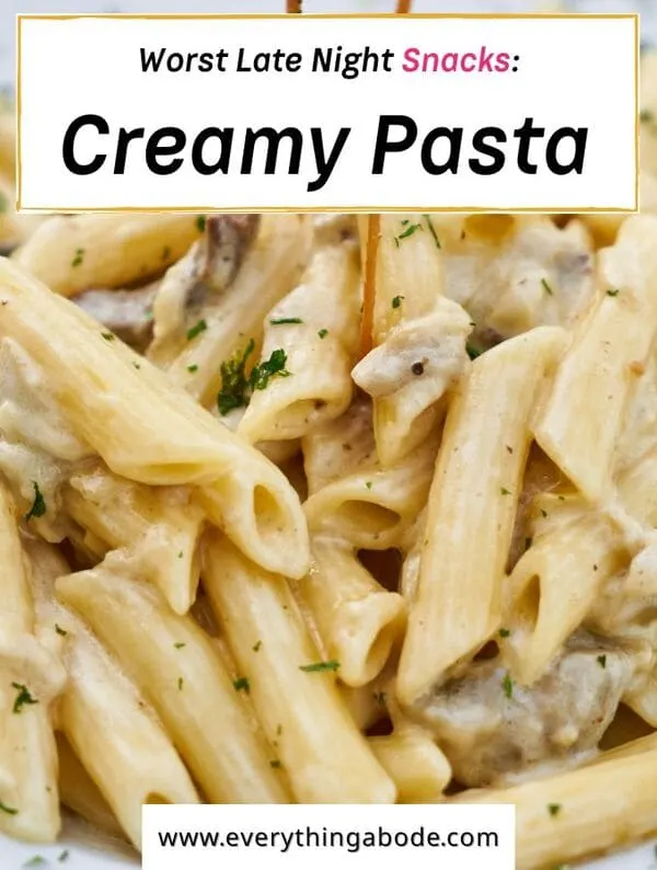 Pasta Leftovers (especially creamy or cheesy types)