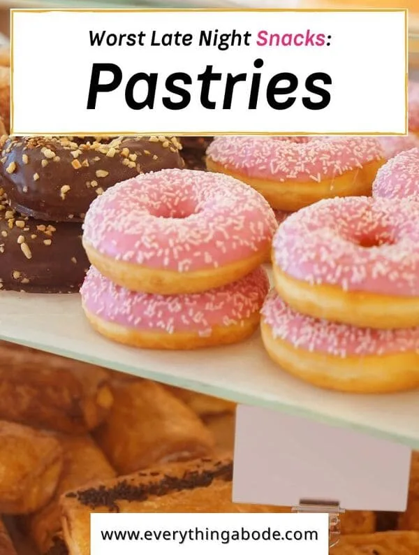 Pastries and Baked Goods (like cookies, donuts or cake)