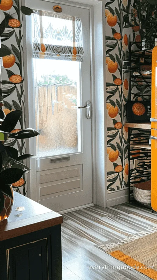 orange kitchen design ideas