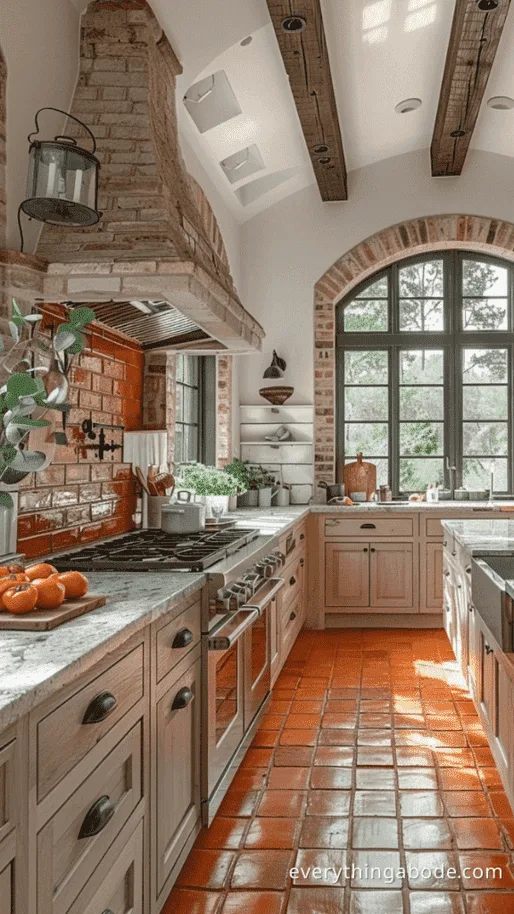 orange kitchen design ideas