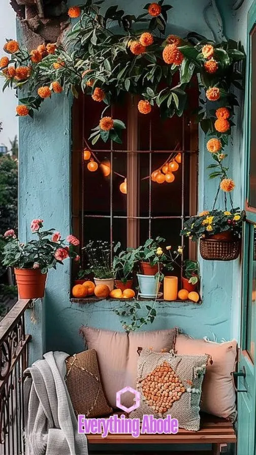 orange tree in pot