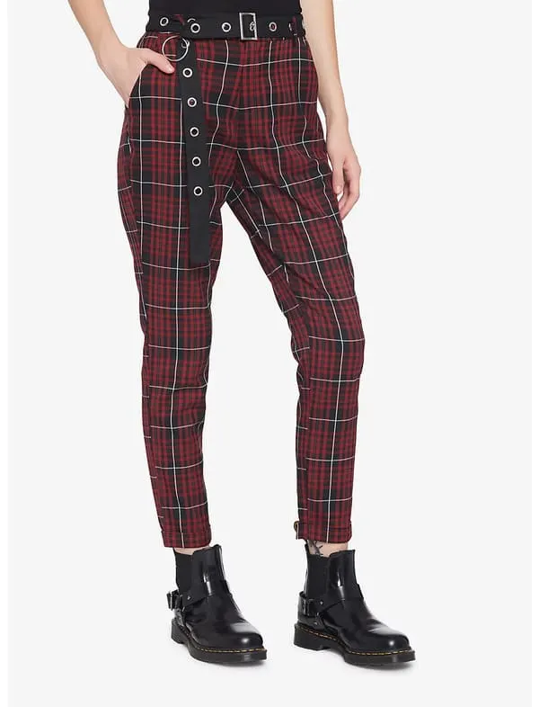 Plaid pants from Hot Topic