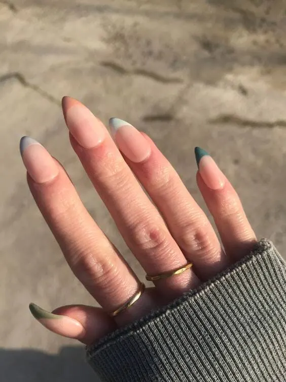 Green Spring French Tips