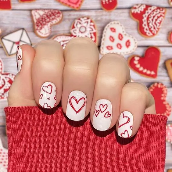 Heart Nail Wraps