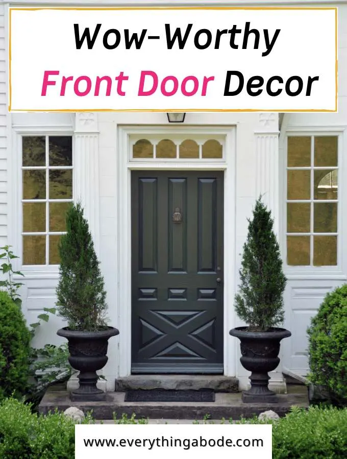 Stylish Front Door Entrance