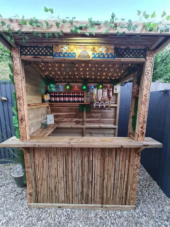 fun tiki bar idea