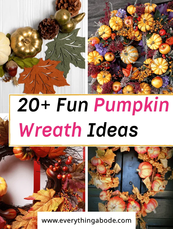 Unique Pumpkin Wreath Ideas