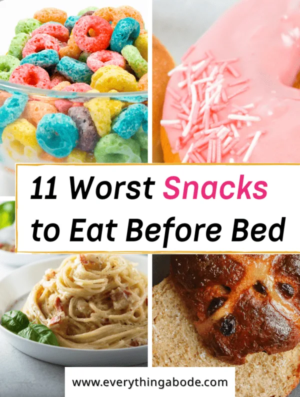worst late night snacks